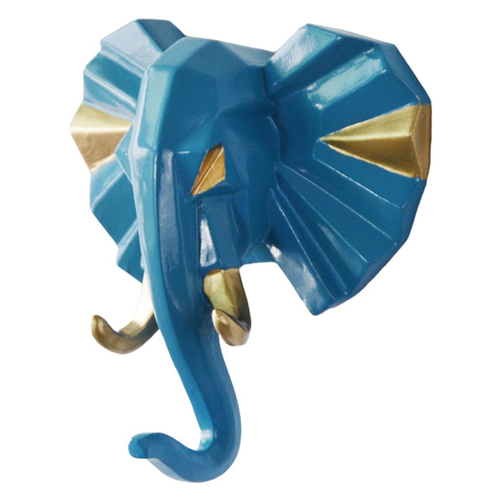 Animal Head Key Hanger Holder Storage Wall Hook Organizer Mount Home Decor Deer