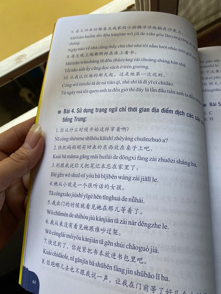 Bài tập củng cố ngữ pháp HSK cấu trúc giao tiếp &amp; luyện viết HSK4-5 (Sách song ngữ Trung Việt có phiên âm) + DVD quà tặng