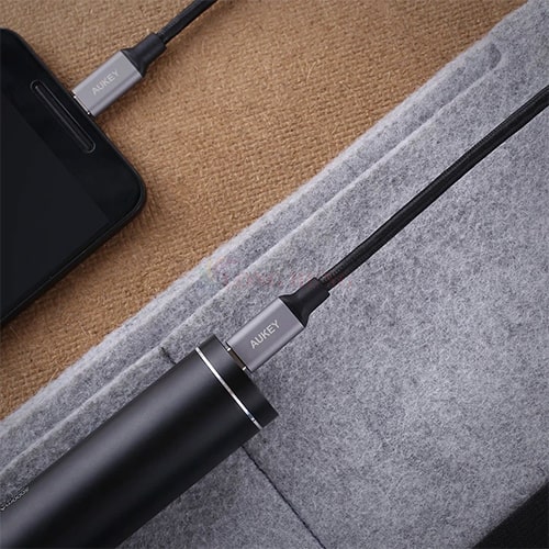 Cáp USB Type-C to Type-C Aukey 1m CB-CD5 - Hàng chính hãng