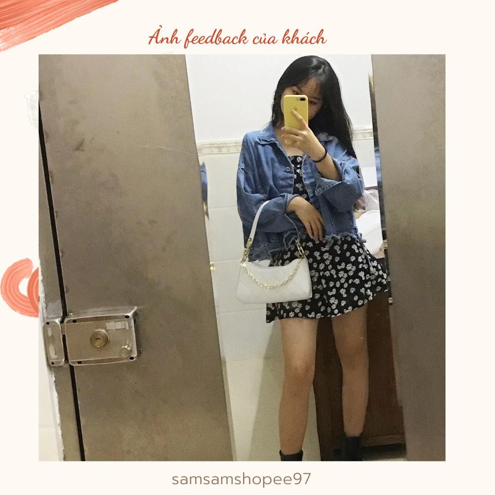 Áo khoác nữ jean form rộng
