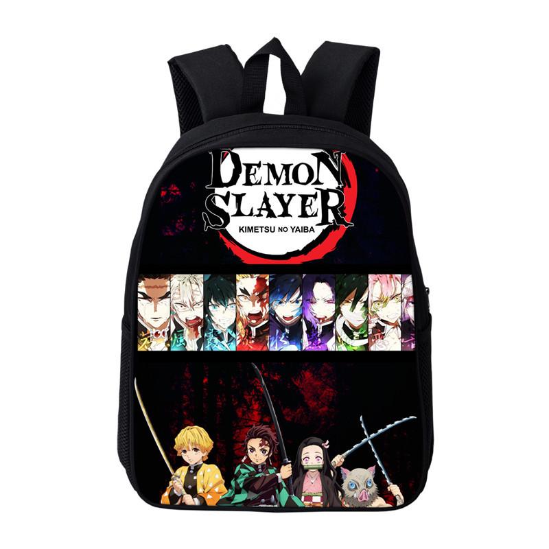 Anime Kamado Nezuko Ba Lô Cho Bé Demon Slayer Mẫu Giáo Túi Bookbags Trẻ Em Mini Trường Túi Trẻ Em Mầm Non Có Túi