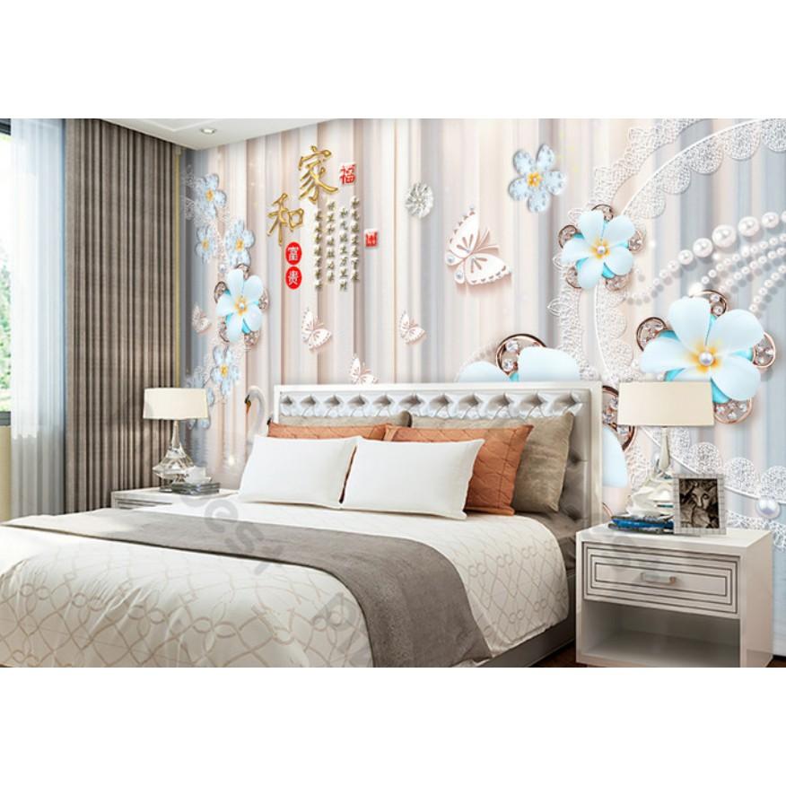 Tranh dán tường Tranh 3d dán tường phòng khách phòng ngủ hiện đại 35