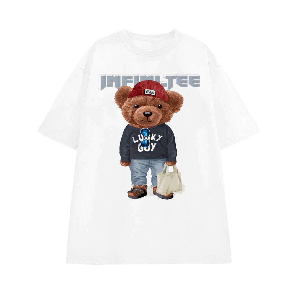 Áo thun in hình FNI.821, Thun 100% COTTON - form rộng UNISEX. Nam- 99
