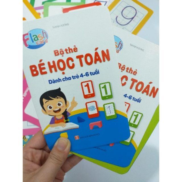 Bộ thẻ bé học toán flashcard