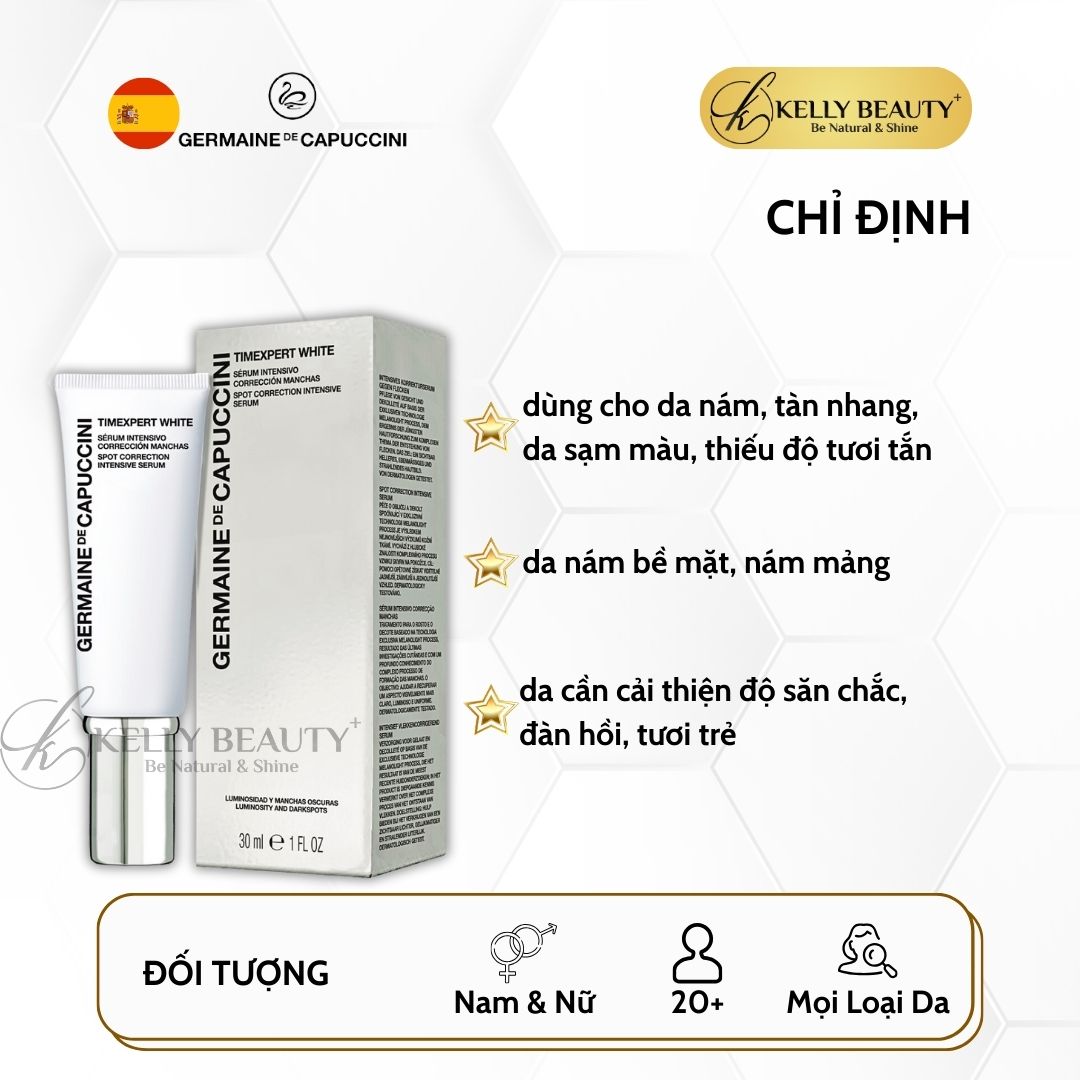 Tinh Chất Sáng Da Mờ Nám Sạm Germaine Timexpert White Spot Correction Intensive Serum | Kelly Beauty