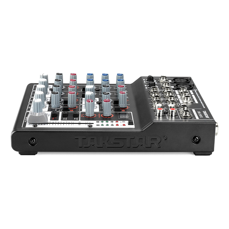 Mixer Thu Âm USB 10 Cổng Có Effect Takstar XR-210FX – Hàng Chính Hãng