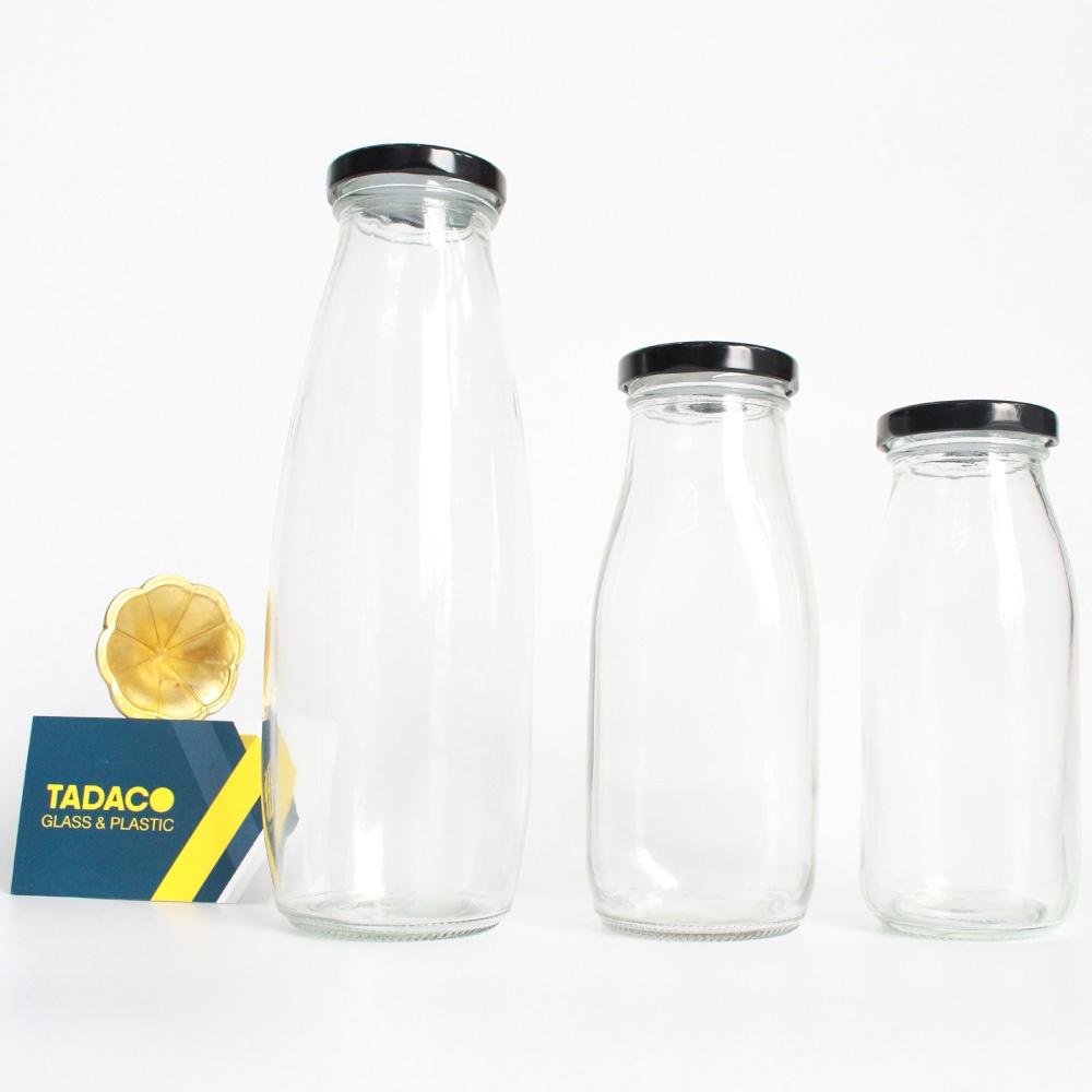 Bình Thủy Tinh Nắp Thiếc 310ml trơn