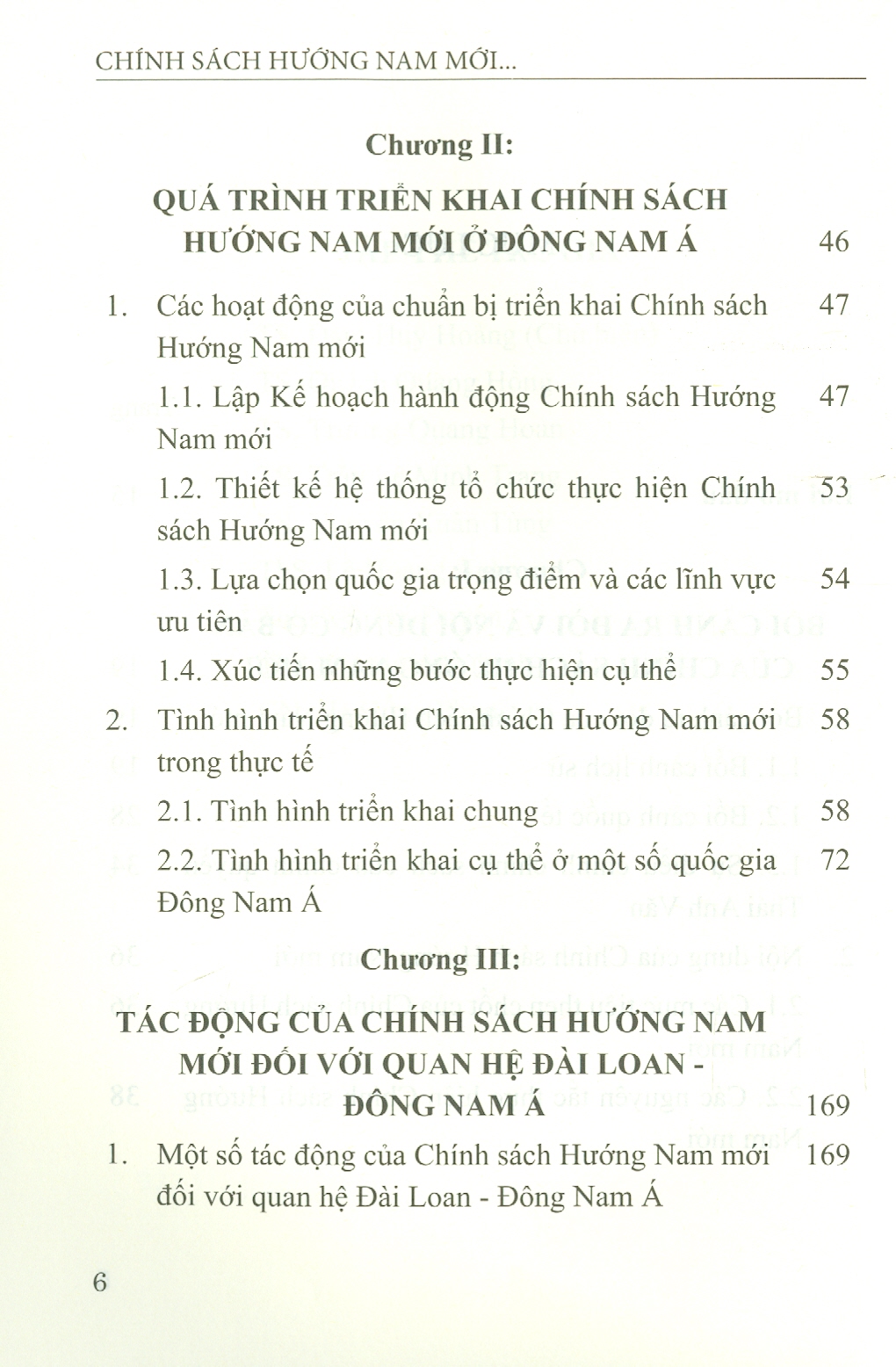 Chính Sách Hướng Nam Mới Của Đài Loan Và Tác Động Của Nó Đối Với Quan Hệ Đài Loan - Đông Nam Á