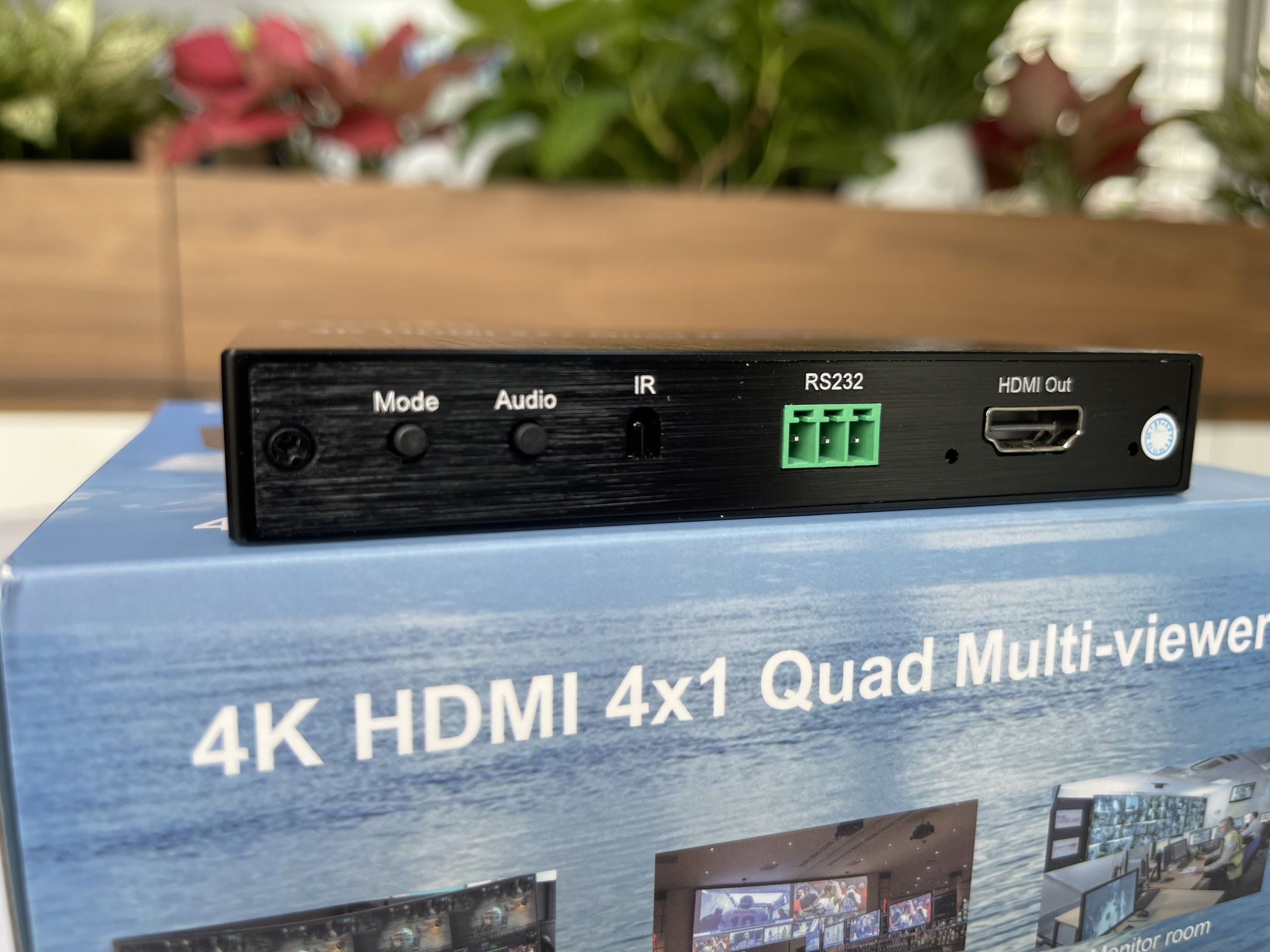 Bộ gộp HDMI 4 vào 1 ra 4K HO-LINK HL-7056A (4K) - Hàng Chính Hãng