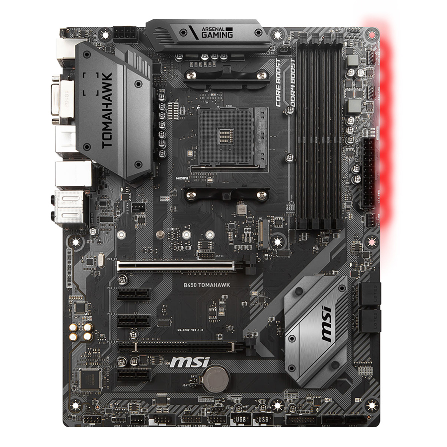 Bo Mạch Chủ Mainboard MSI B450 TOMAHAWK  Socket AM4 - Hàng Chính Hãng