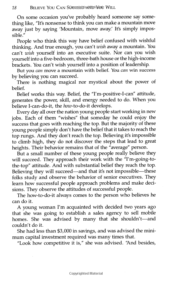 Magic Of Thinking Big
