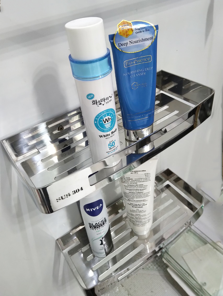 Kệ inox 2 tầng Kibath 806AB
