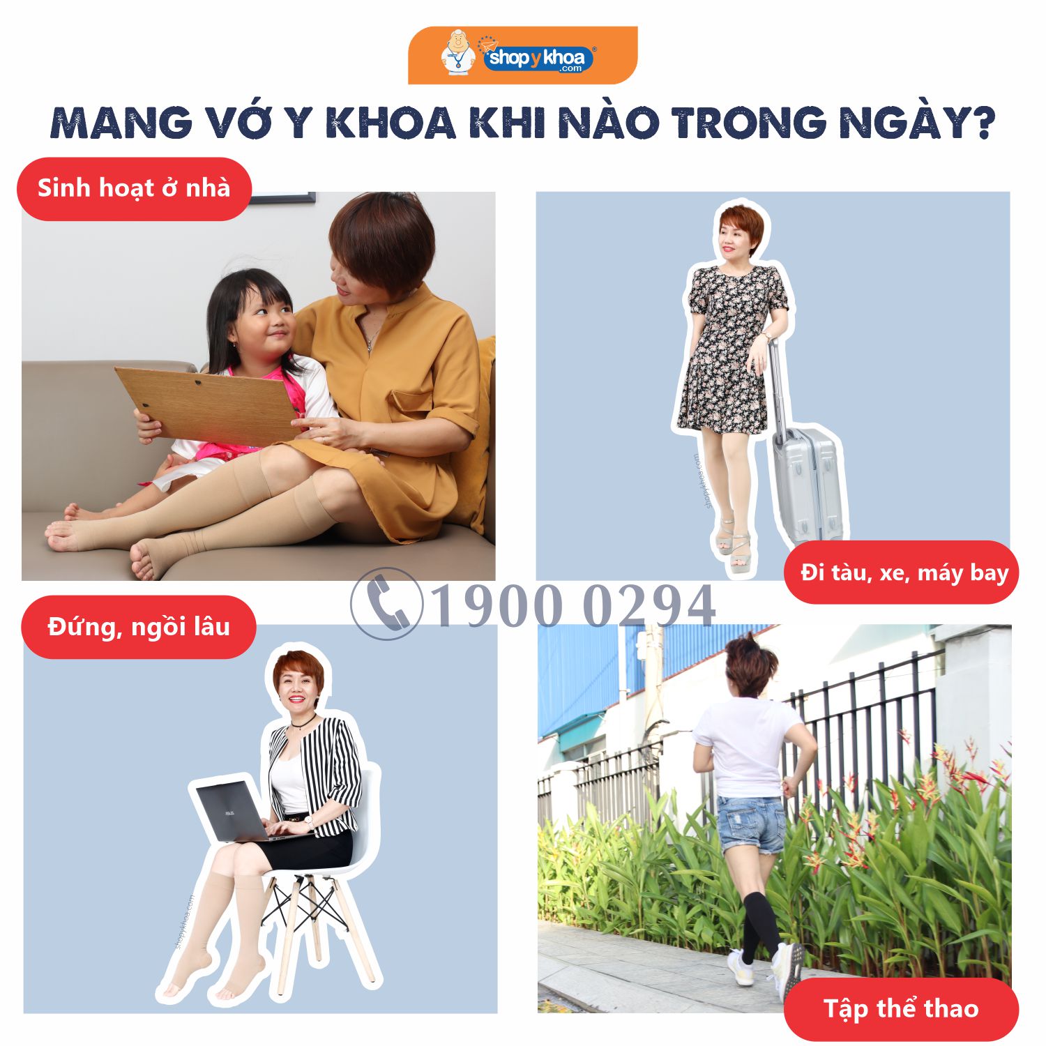 Combo 2 đôi Vớ y khoa gối JOBST Opaque - Mỏng, màu da, hở ngón, 20 - 30mmHg, giãn tĩnh mạch chân (tất y khoa)