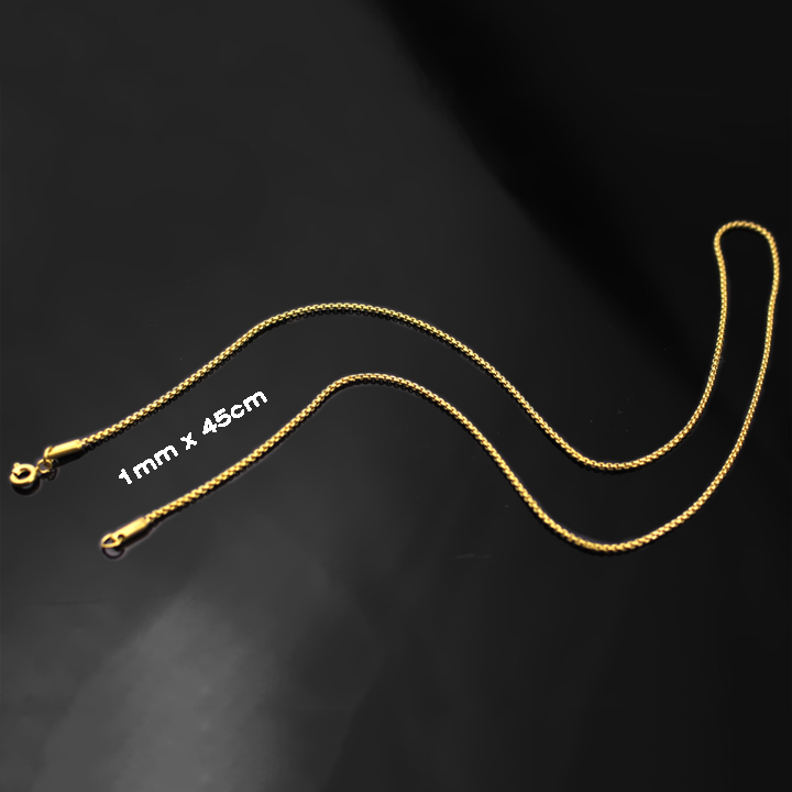 Dây chuyền nữ kiểu bông dừa 1li  WDC156