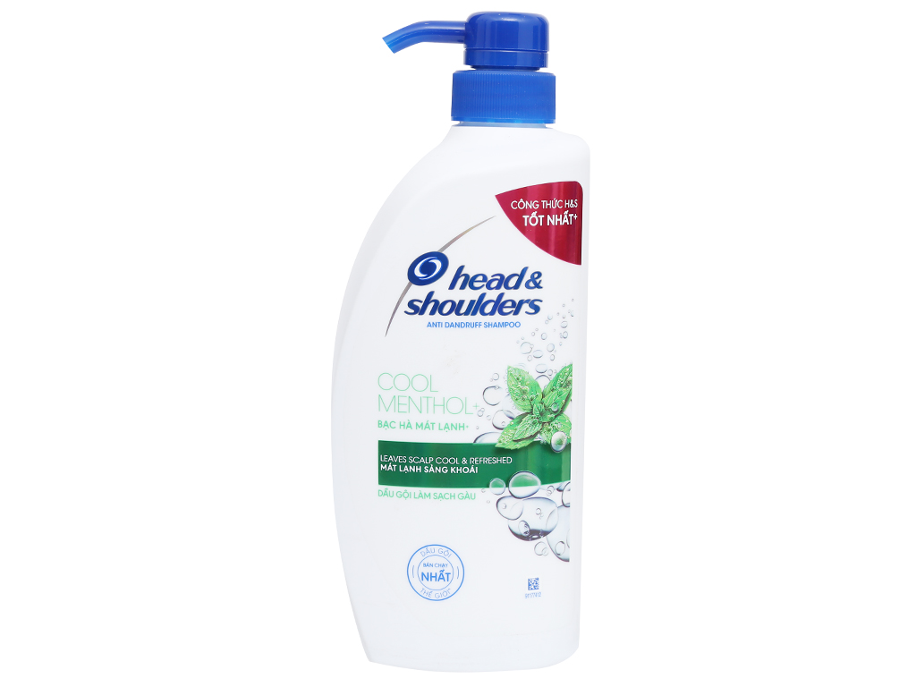 Dầu gội Head &amp; Shoulders làm sạch gàu bạc hà mát rượi chai 625ml