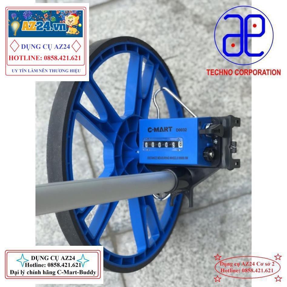 Thước lăn đường đo khoảng cách bằng bánh xe cơ chính hãng C-mart