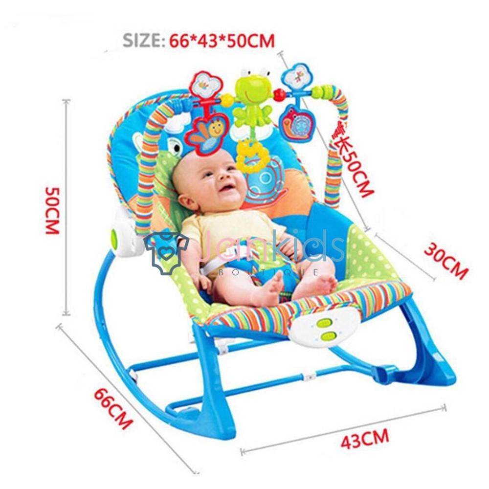 Ghế rung có nhạc kèm thanh đồ chơi Ibaby Rocker cho bé