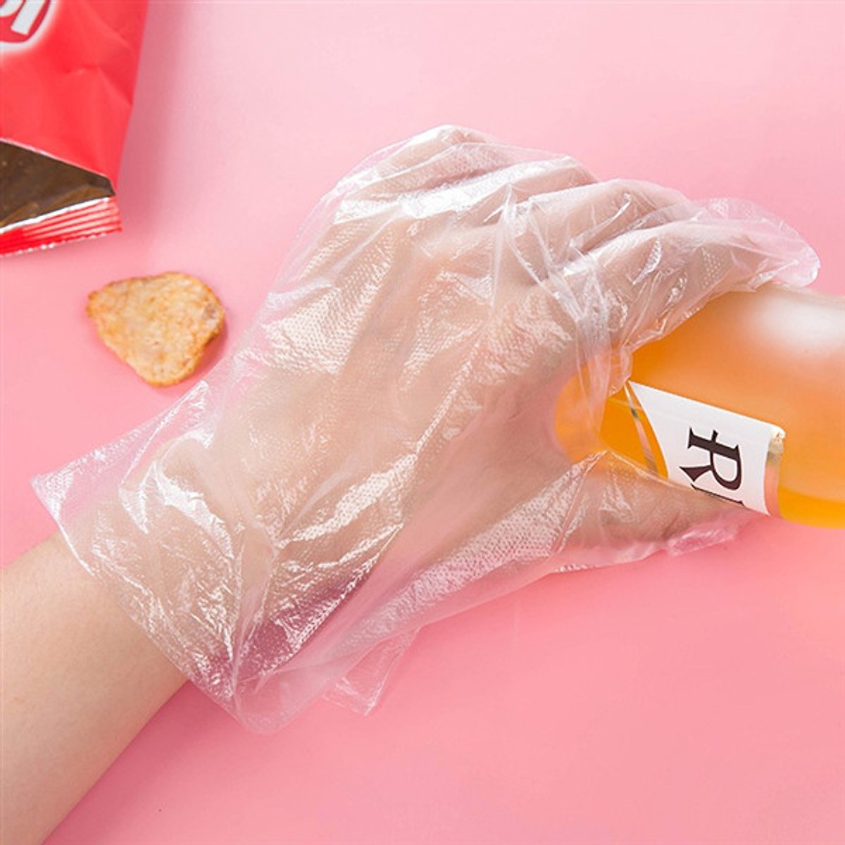 Set 50 găng tay nilon siêu mỏng dùng một lần, giúp giữ gìn vệ sinh thực phẩm, tránh nhiễm khuẩn trong quá trình làm bếp - nội địa Nhật Bản