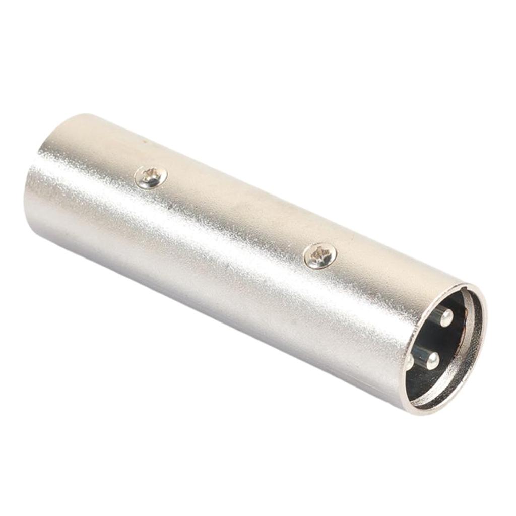 XLR 3Pin Nam Sang XLR Âm Thanh Adapter Chuyển Đổi Cổng Kết Nối Cho Micro
