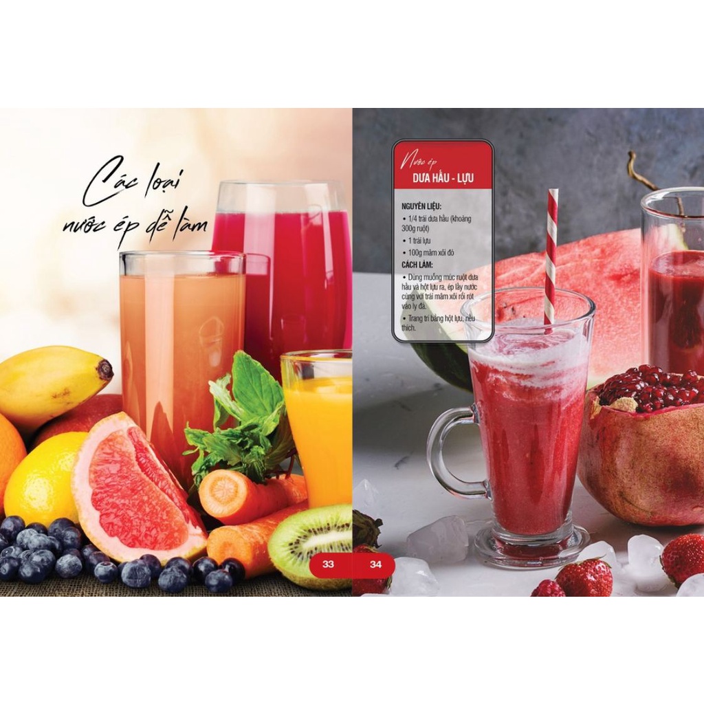 Combo 3 Quyển - 80 Công Thức Làm Nước Ép - Nước Ép Từ Thiên Nhiên - Sinh Tố Trái Cây