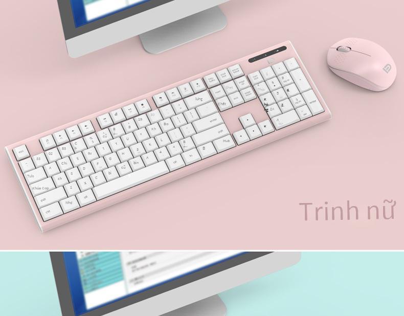 Ưu đãi tốt nhất Bộ bàn phím và chuột không dây Fude máy tính xách tay mỏng máy tính để bàn máy tính văn phòng gia đình Amazon