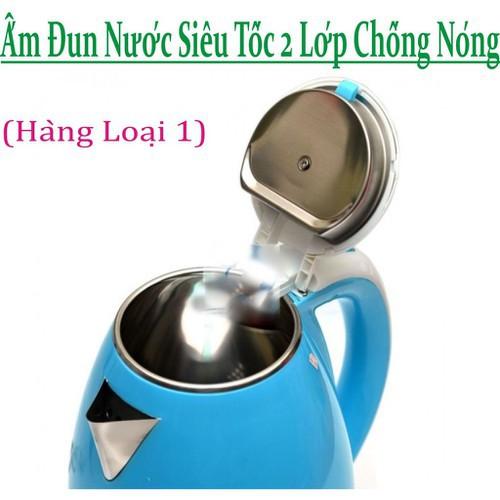 ẤM ĐUN INOX SIÊU TỐC 1,8L CAO CẤP TỰ NGẮT KHI SÔI