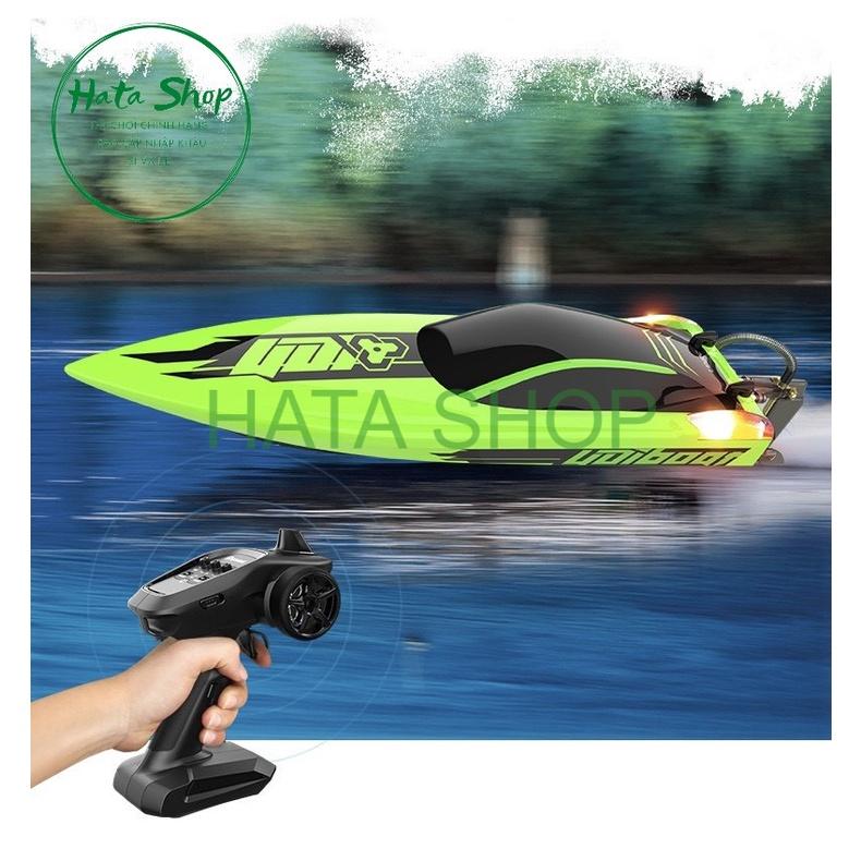 Tàu cano điều khiển từ xa UDI018 tốc độ 40km/h động cơ không chổi than UDIRC Speedboat dòng UDIBOAT cao cấp