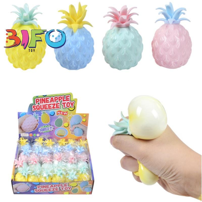 Đồ chơi mềm dẻo Squishy hình quả dứa ngộ nghĩnh đáng yêu cho bé