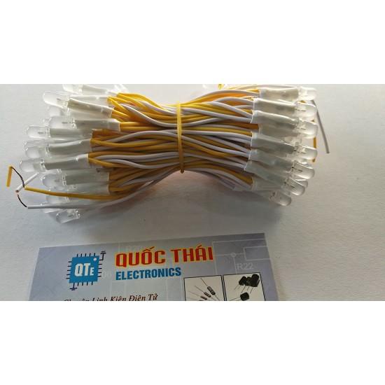 LED hàn dây 5v màu vàng