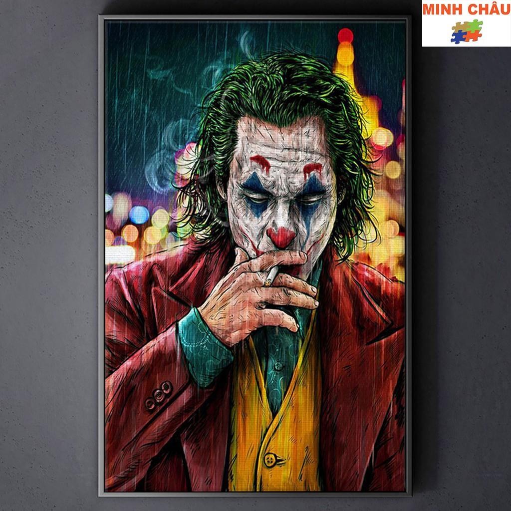 Tranh Canvas | Tranh treo tường trang trí SIÊU ANH HÙNG - THE JOKER 5