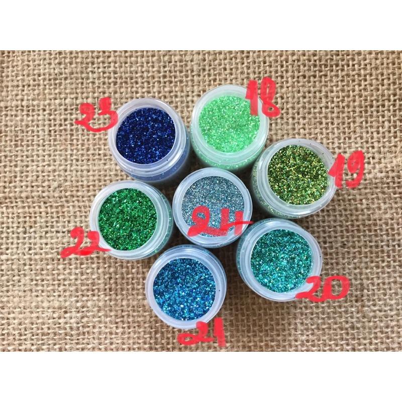Kim tuyến xà cừ, kim tuyến ánh ngũ sắc, kim tuyến loại mịn, làm slime