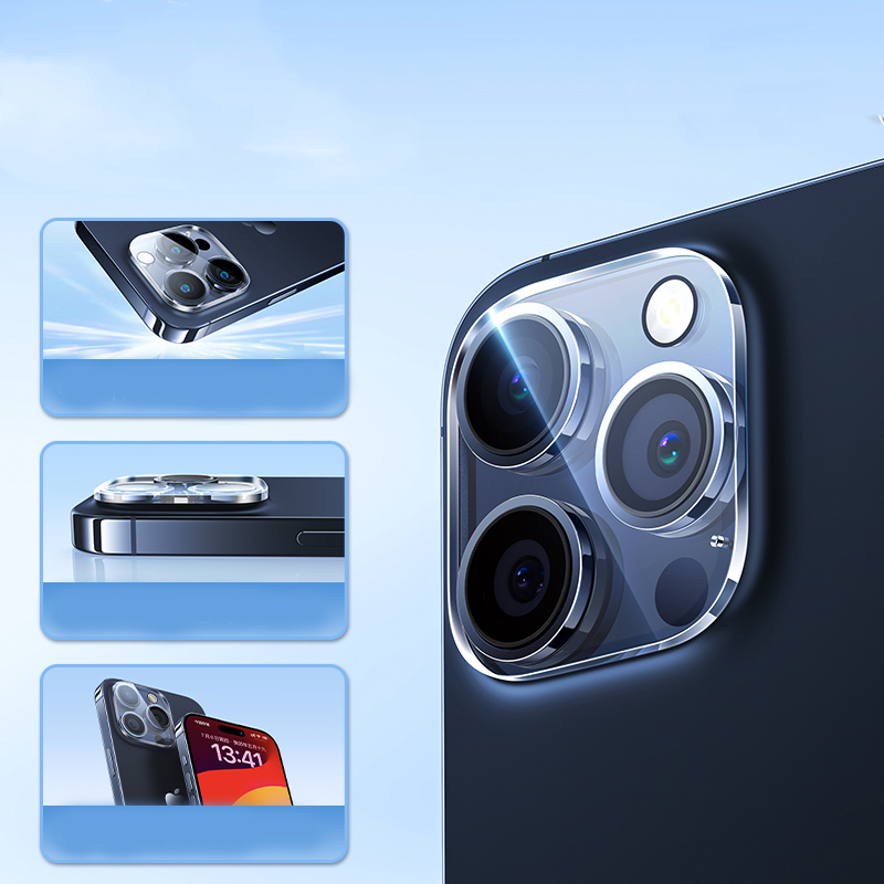 Miếng dán kính cường lực Leeu Design cho Camera iPhone 15 / 15 Plus / 15 Pro / 15 Pro Max - Hàng Chính Hãng
