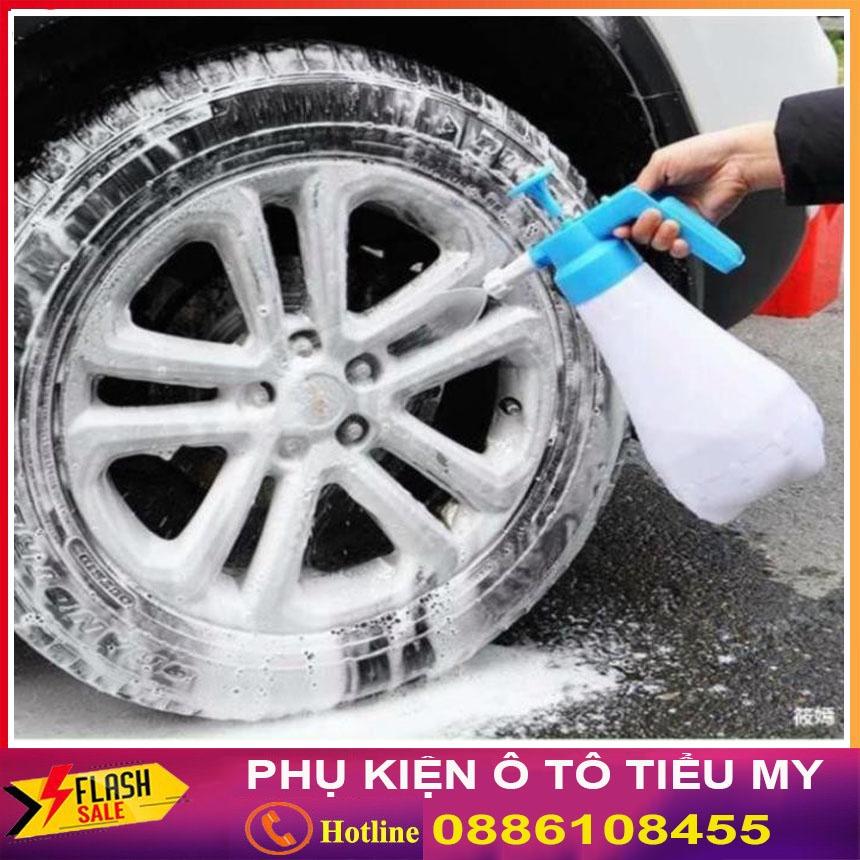 Bình Xịt Tạo Bọt Tuyết Rửa Xe Ô Tô , Xe Máy Cầm Tay 1.8L, Bình Xịt Đa Năng