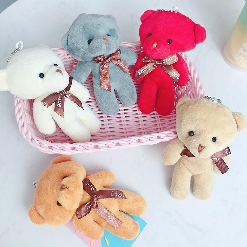 Gấu Bông TEDDY Dễ Thương Có Móc Treo Chìa Khóa, Balo , Túi Xách