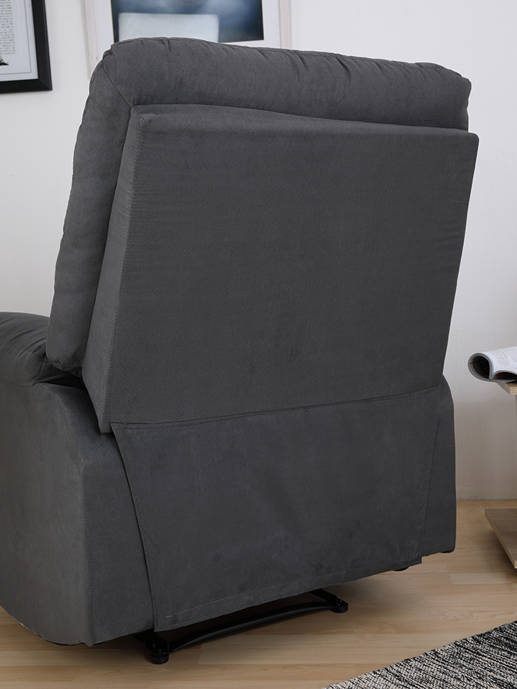 Ghế sofa đơn thư giãn RILEY khung gỗ, đệm bọc vải cao cấp màu xám | Index Living Mall -  Phân phối độc quyền tại Việt Nam