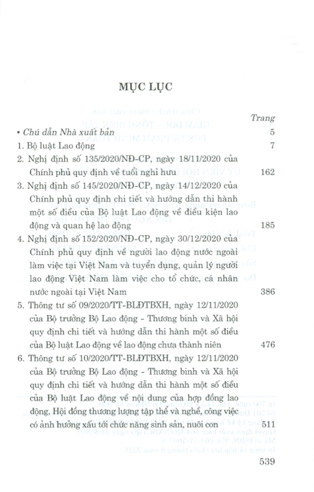 Bộ Luật Lao Động Năm 2019 Và Văn Bản Hướng Dẫn Thi Hành