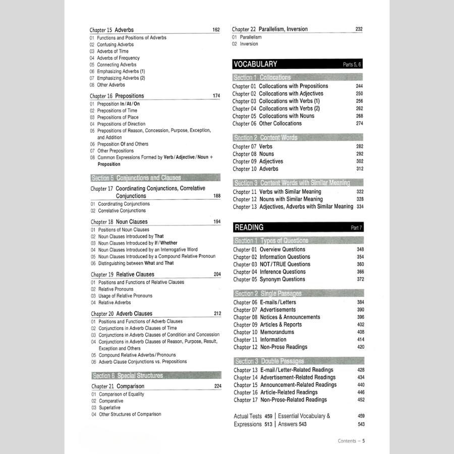 Sách Hackers TOEIC Reading