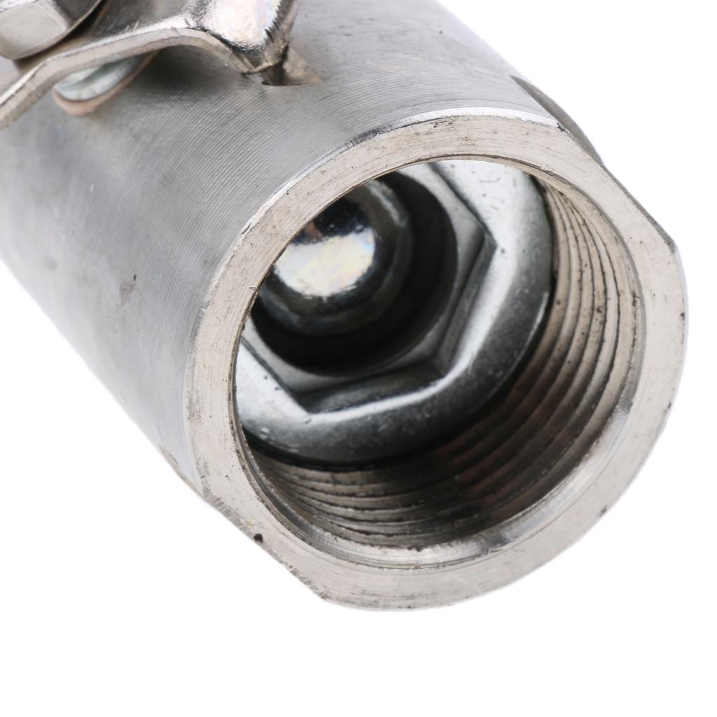 Van Bi Inox 1 '' NPT DN25 Cho Dầu Nước Chất Lỏng Không ăn Mòn