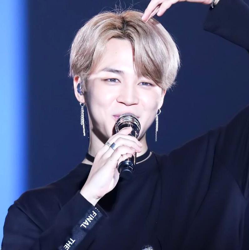 Bông tai idol Jimin BTS khoen tròn 3 sợi mắt xích style unisex