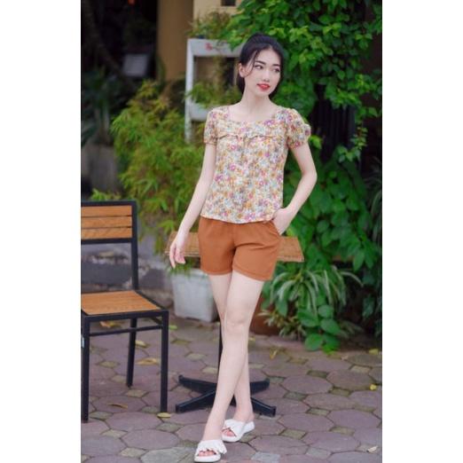 Đồ bộ mặc nhà, đồ ngủ, đồ sau sinh cổ đáp ren