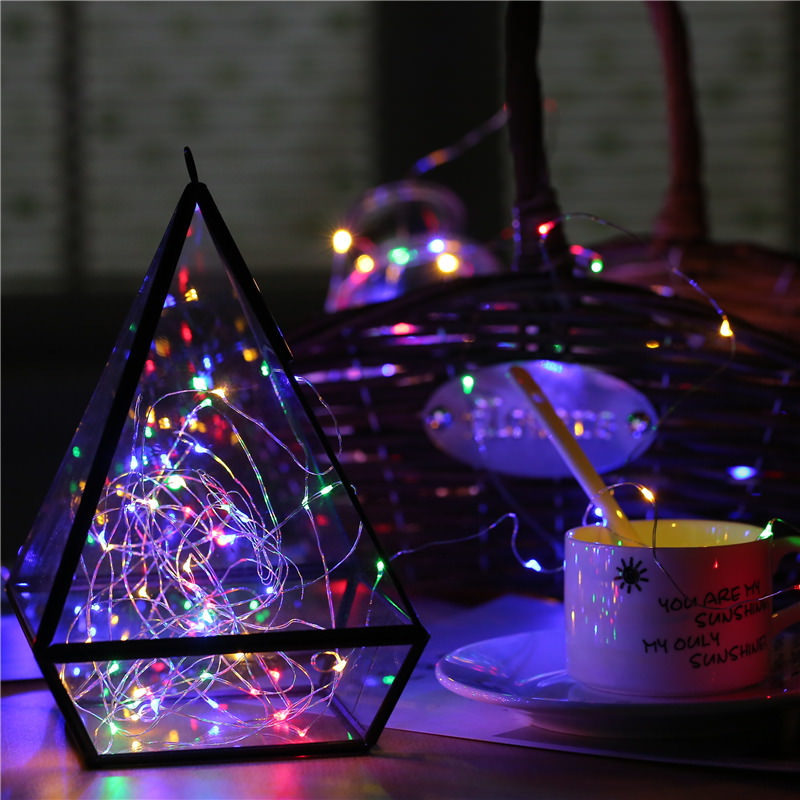 Dây đèn Fairy Light đom đóm chipsbling 2 mét dùng pin CR2032