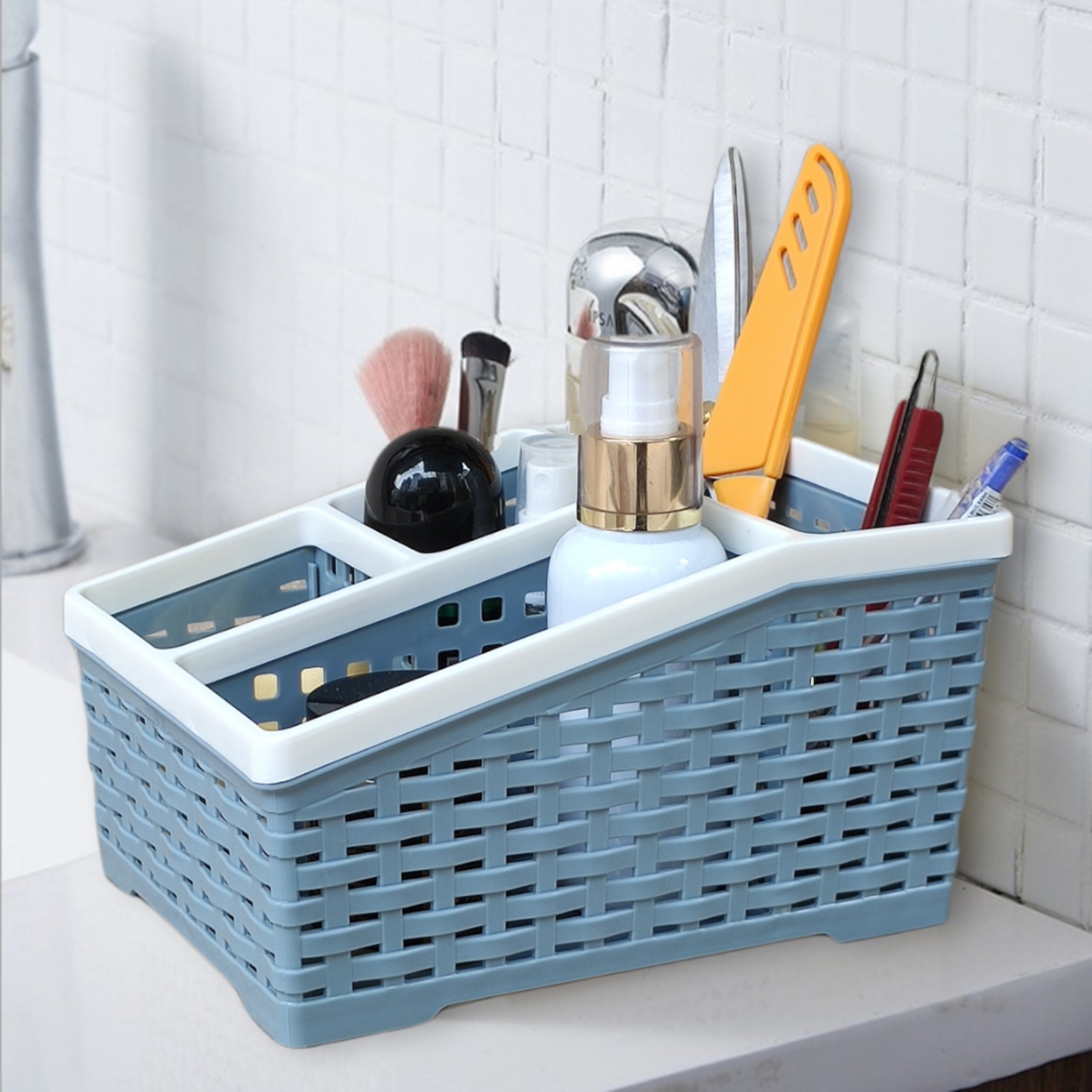 Kệ đựng đồ trang sức nhiều ngăn / kệ đựng mỹ phẩm mẫu mới dáng đẹp mây đan cao cấp