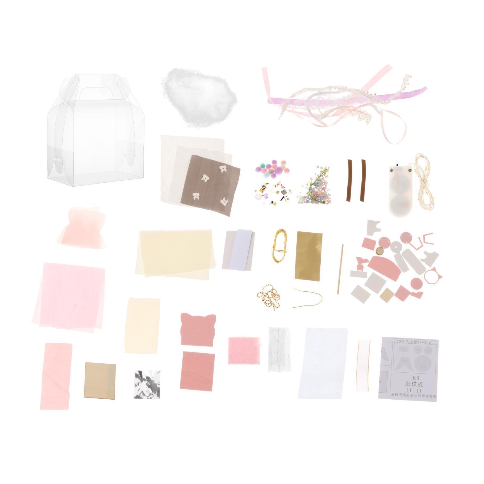 Dollhouse DIY Miniature Kits with Furniture 1/32 Scale Bedroom Model Gifts for Teens/Grown-ups