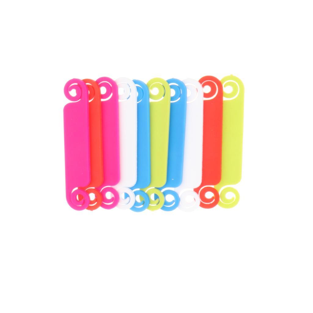 2-10pack High Quality Cable Wire Labels Identification Markers Tags Sticker