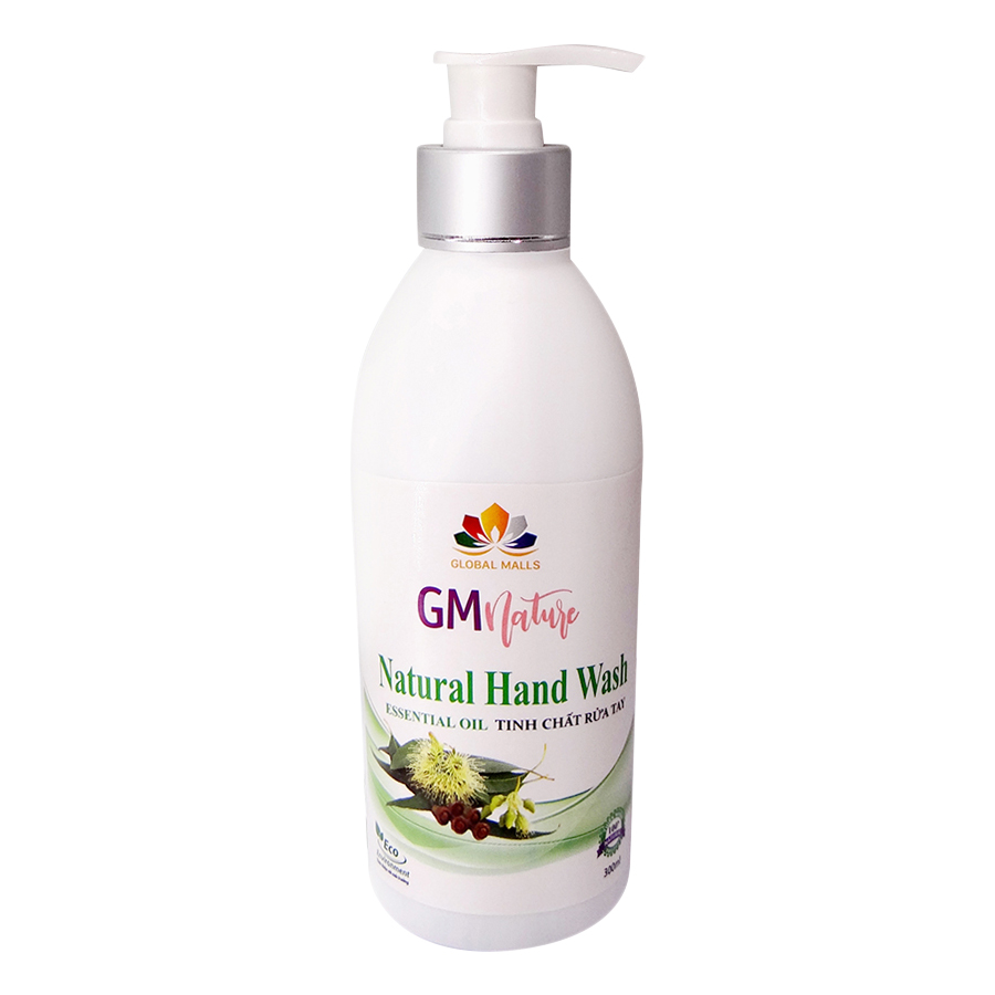 Combo 2 Chai Tinh Chất Rửa Tay Tinh Dầu GMnature 300ml- 100% Thành phần Thiên Nhiên