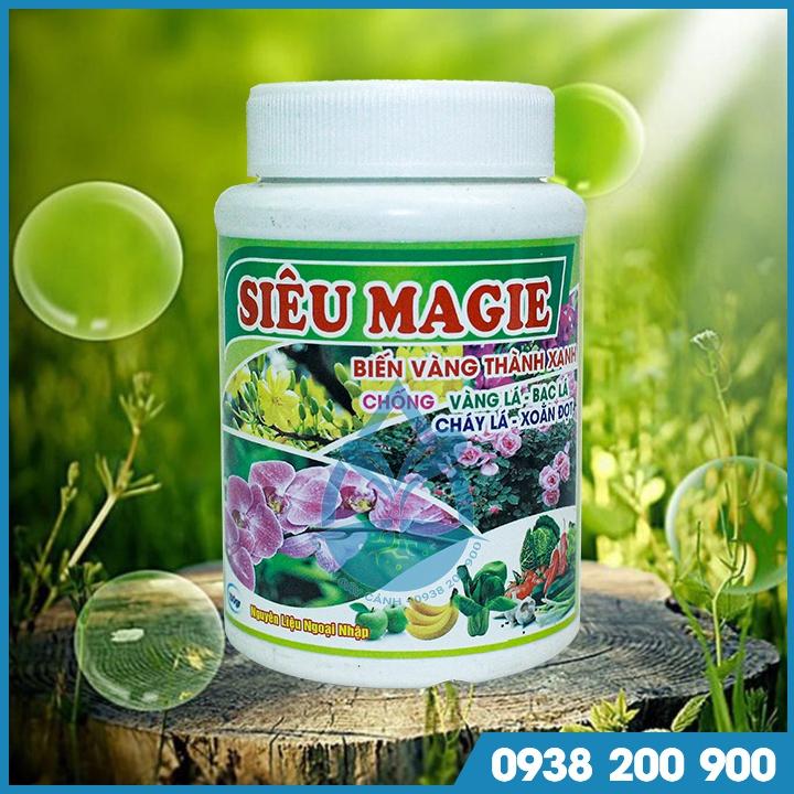 Phân bón lá siêu Magie chai 100 gram - Biến vàng thành xanh, chống vàng lá, bạc lá, xoắn đọt