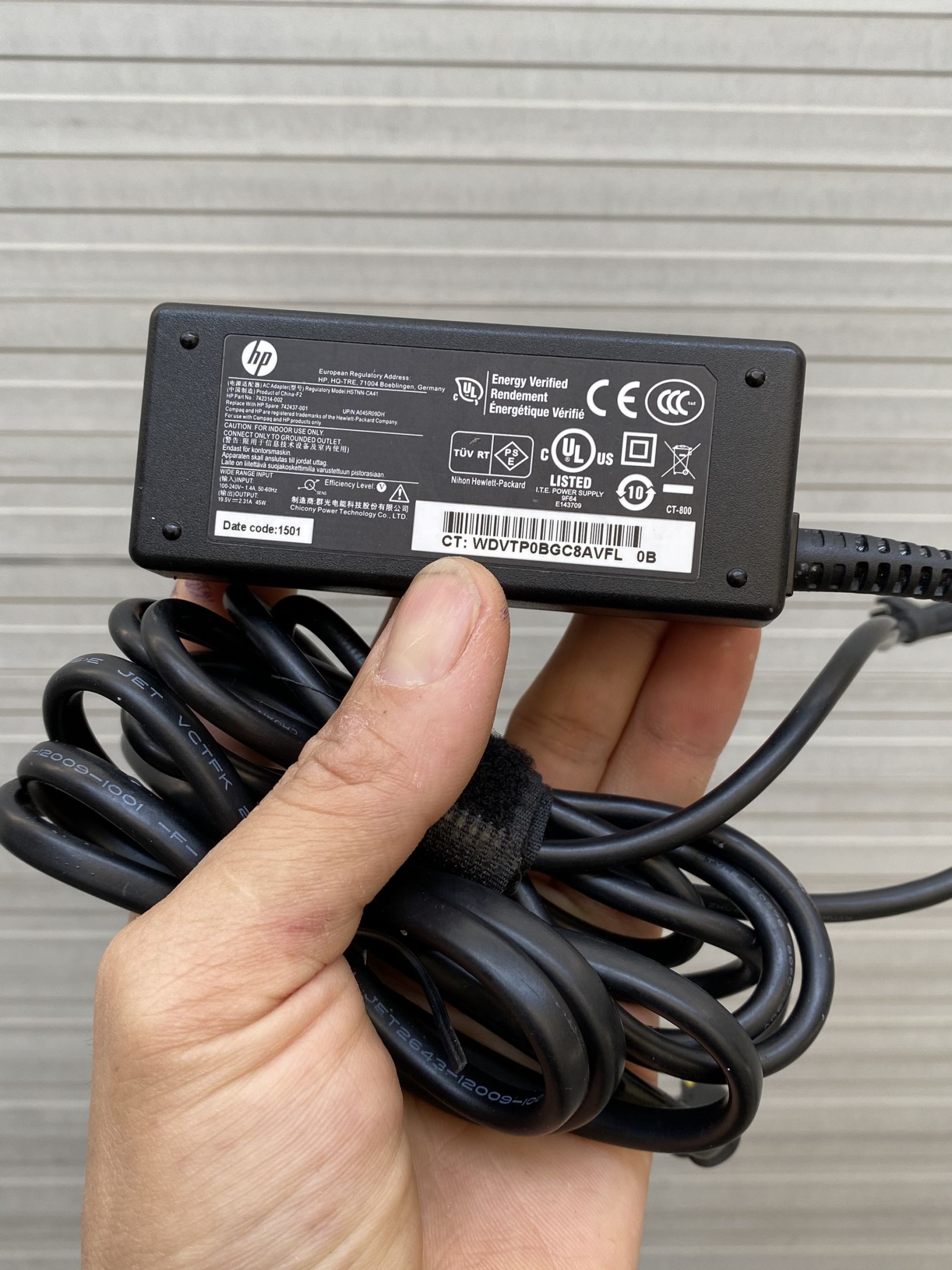Sạc laptop HP 45w kim to 7.4mm x 5.0mm - Adapter sạc máy tính laptop 45w dùng cho laptop HP Elitebook 2560p, 2570p, 820 G1, G2, 840 G1, G2 - Hàng chính hãng