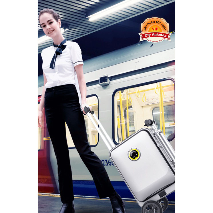 Vali AirWheel 3S USA Thông minh cho nghệ sĩ, người nổi tiếng, nhà giàu ngồi lái như xe điện