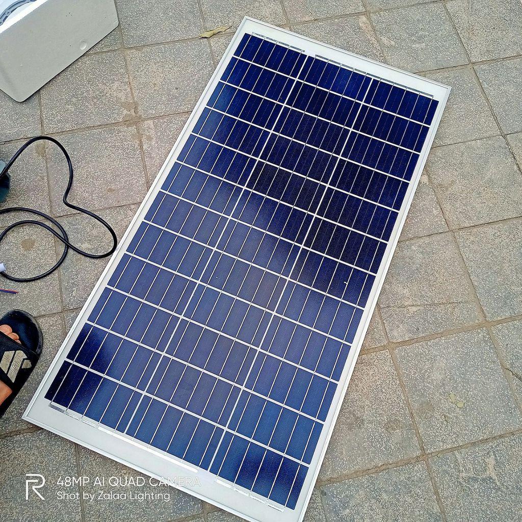 Bộ Đèn Đường Dự Án sử dụng song song điện mặt trời và điện gió công suất 70w mã sản phẩm ZSL70SW