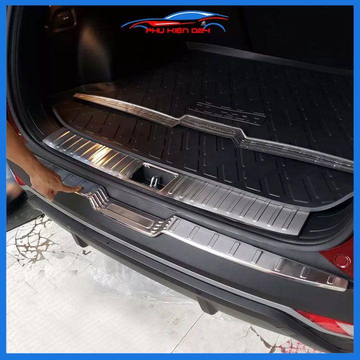 Ốp chống trầy cốp trong ngoài Tucson 2022-2023 inox sáng bóng